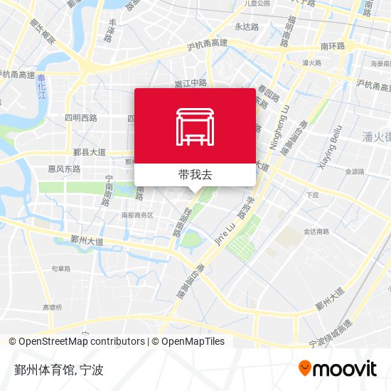 鄞州体育馆地图