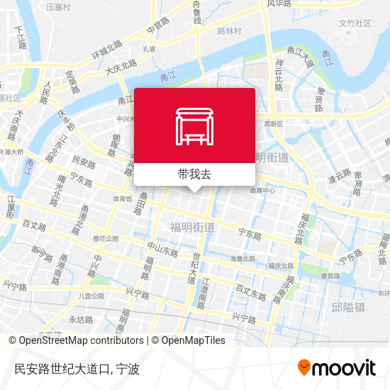 民安路世纪大道口地图