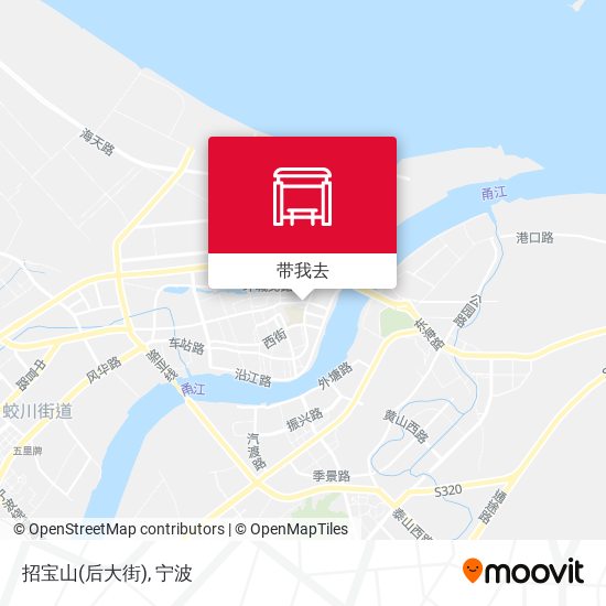 招宝山(后大街)地图