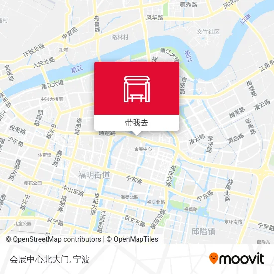 会展中心北大门地图