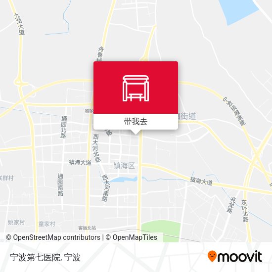 宁波第七医院地图