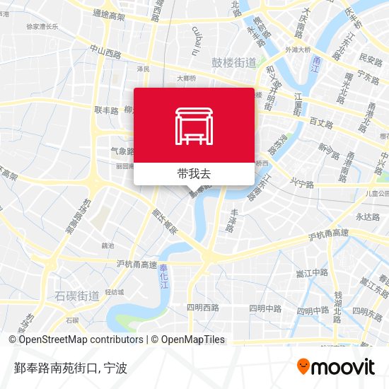 鄞奉路南苑街口地图