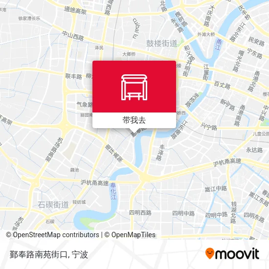 鄞奉路南苑街口地图