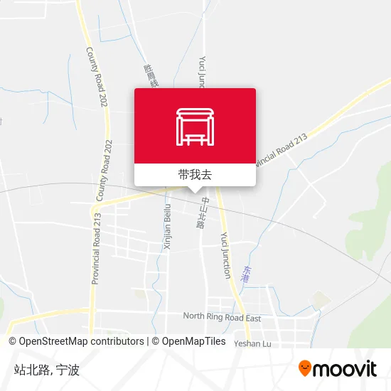 站北路地图