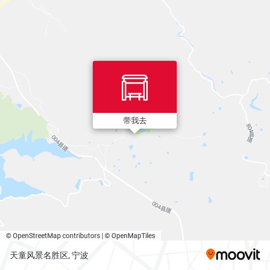 天童风景名胜区地图