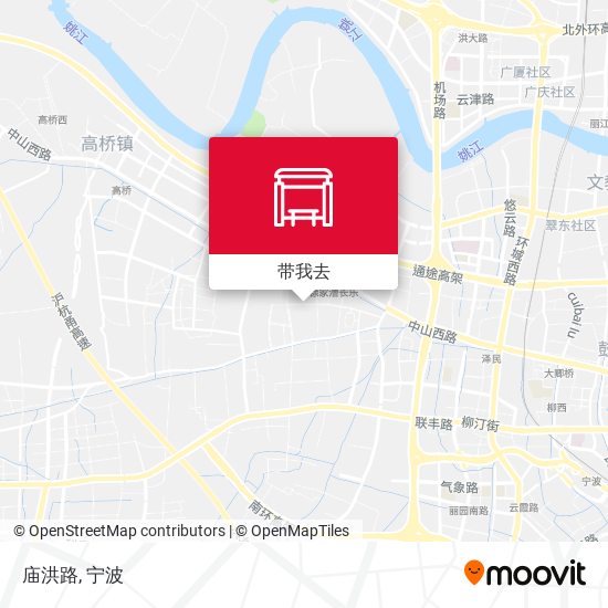 庙洪路地图