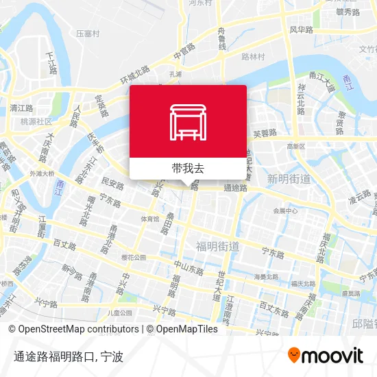 通途路福明路口地图