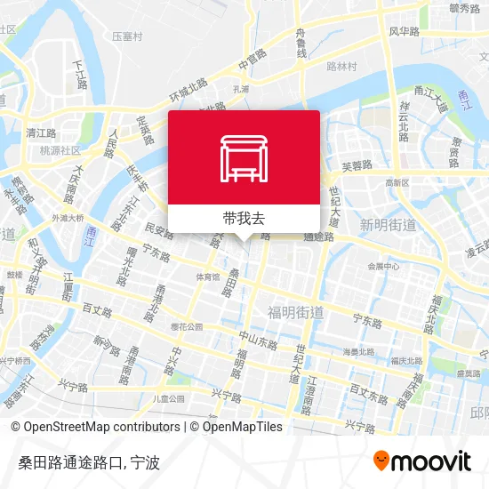 桑田路通途路口地图