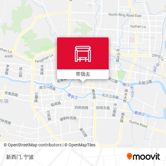 新西门地图