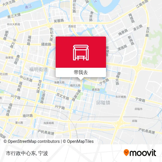 市行政中心东地图