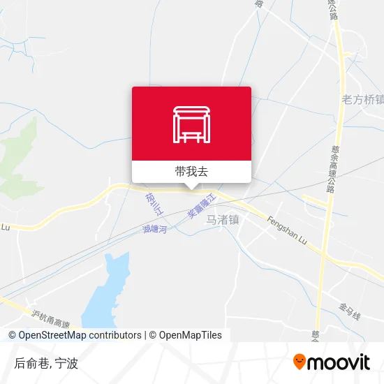 后俞巷地图
