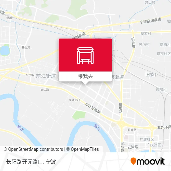 长阳路开元路口地图