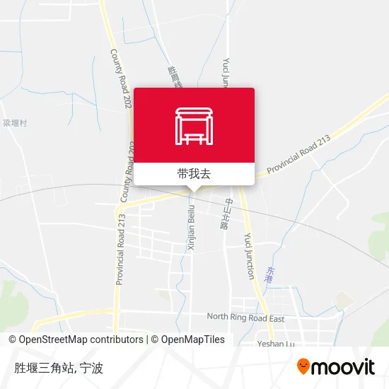 胜堰三角站地图