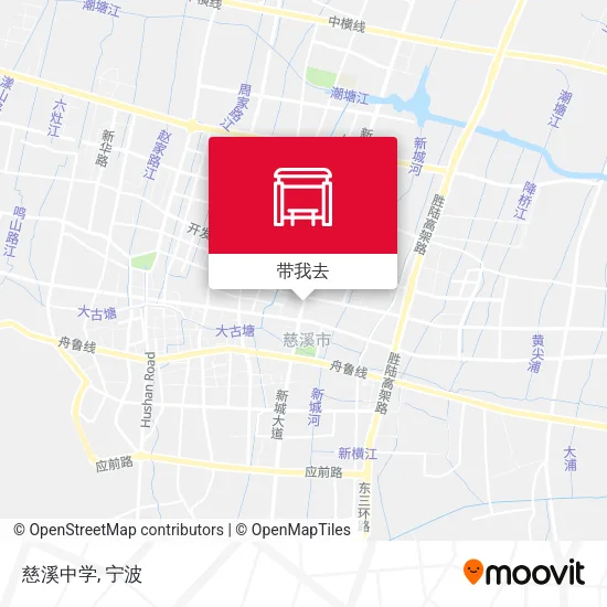 慈溪中学地图