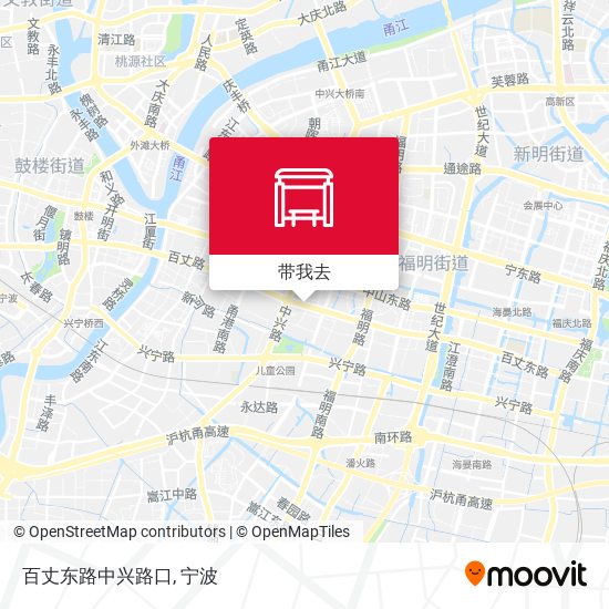 百丈东路中兴路口地图