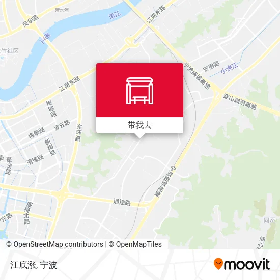 江底涨地图