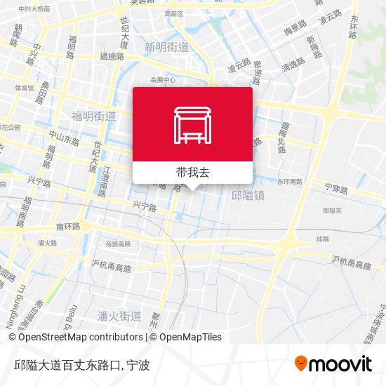 邱隘大道百丈东路口地图