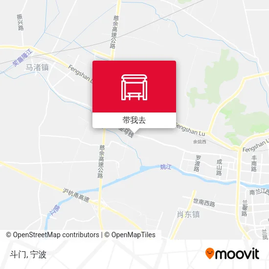 斗门地图