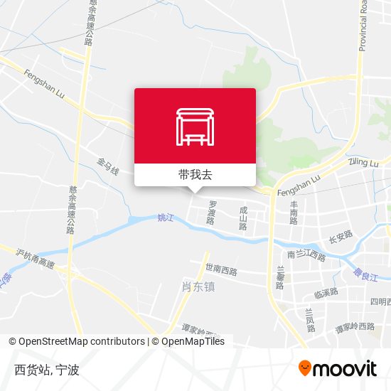 西货站地图