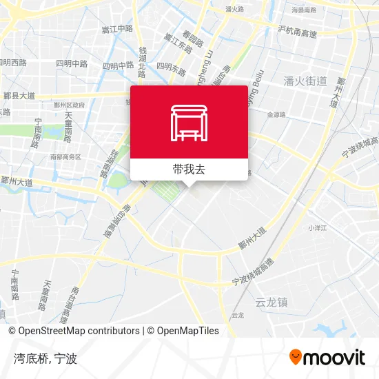 湾底桥地图