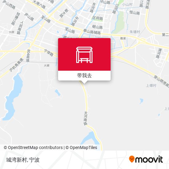 城湾新村地图