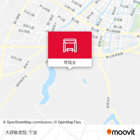 大碶敬老院地图