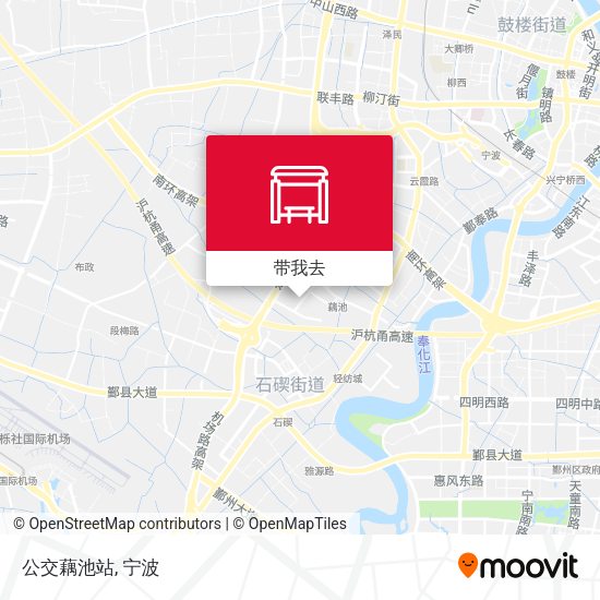 公交藕池站地图