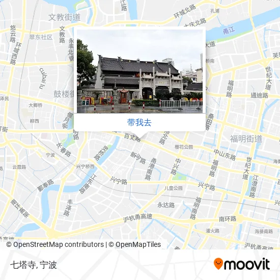 七塔寺地图