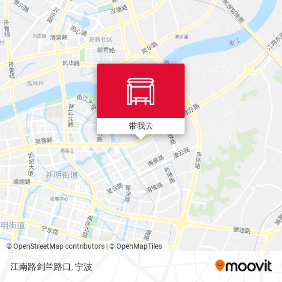 江南路剑兰路口地图