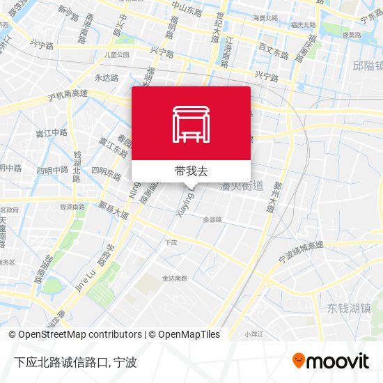 下应北路诚信路口地图