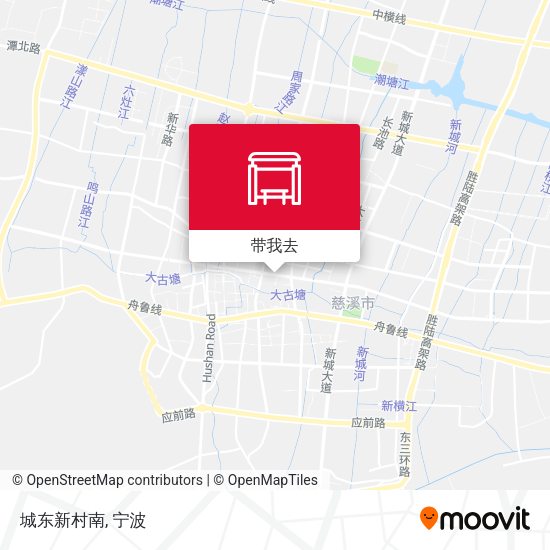 城东新村南地图