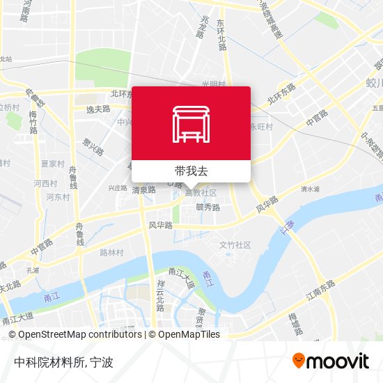 中科院材料所地图