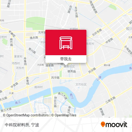 中科院材料所地图