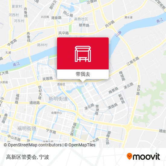 高新区管委会地图
