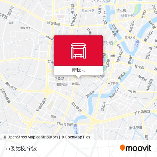 市委党校地图