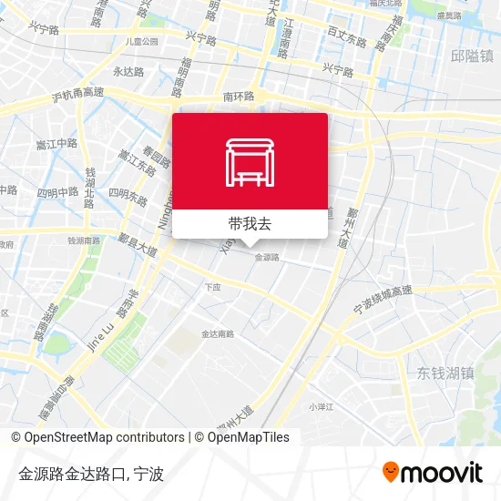 金源路金达路口地图