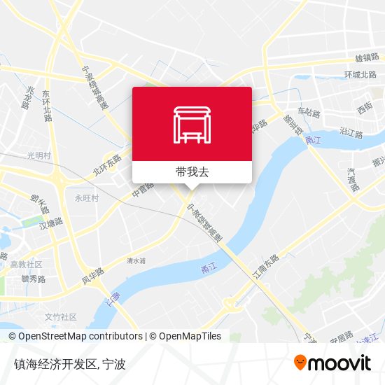 镇海经济开发区地图