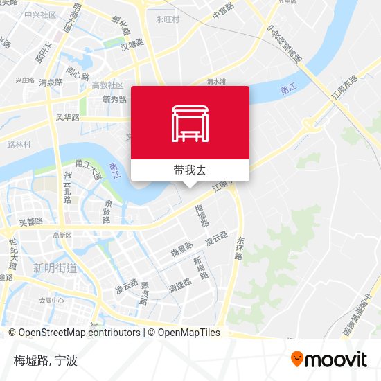 梅墟路地图