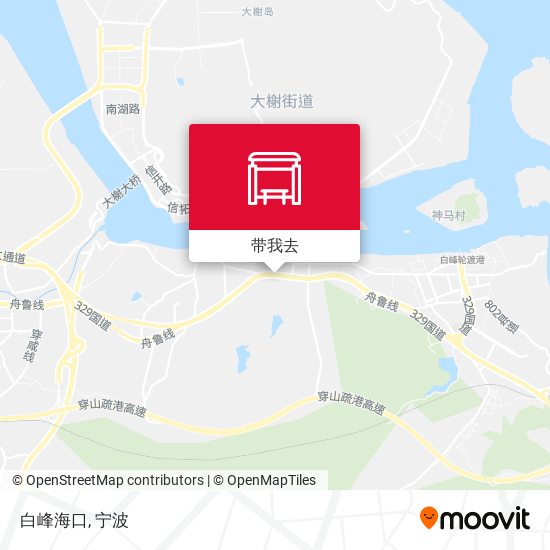 白峰海口地图
