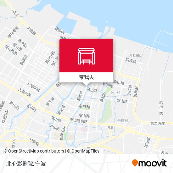 北仑影剧院地图