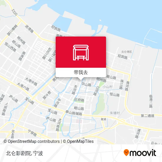 北仑影剧院地图