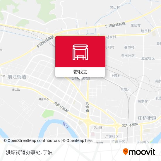 洪塘街道办事处地图