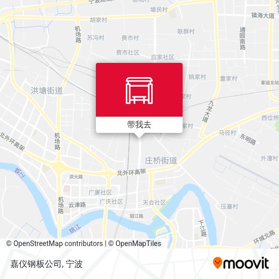 嘉仪钢板公司地图