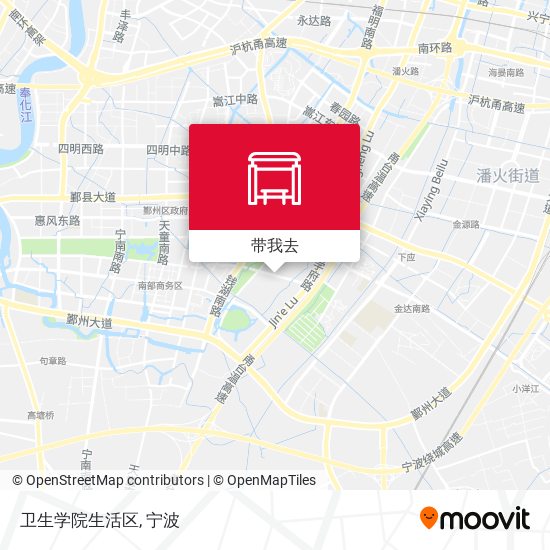 卫生学院生活区地图