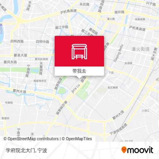 学府院北大门地图