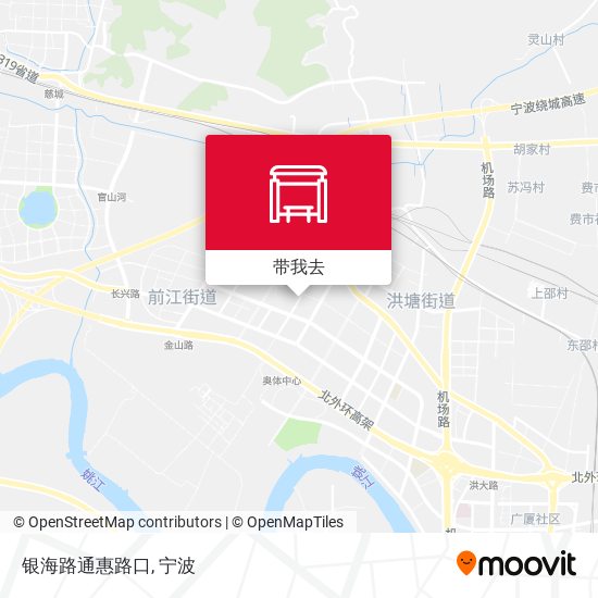 银海路通惠路口地图