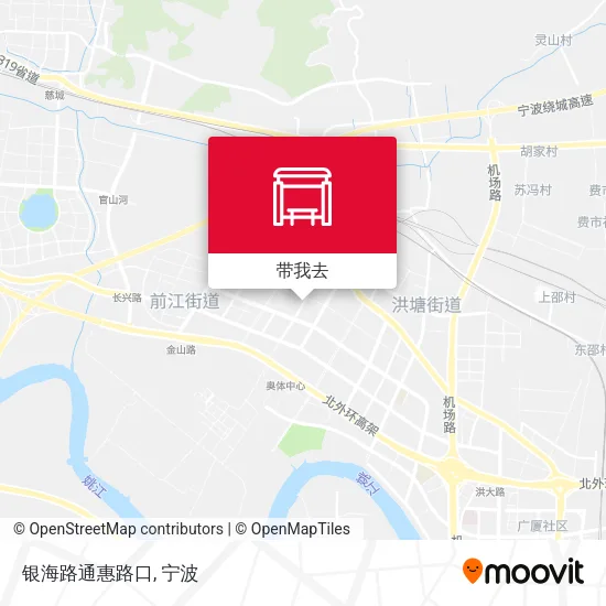 银海路通惠路口地图