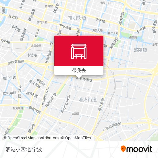 泗港小区北地图