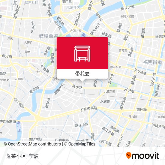 蓬莱小区地图