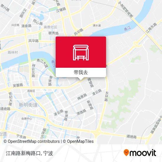 江南路新梅路口地图